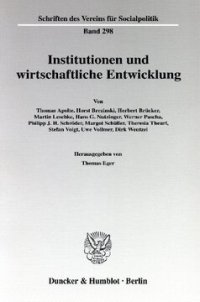 cover of the book Institutionen und wirtschaftliche Entwicklung