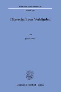 cover of the book Täterschaft von Verbänden