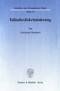 cover of the book Inländerdiskriminierung