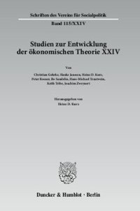 cover of the book Wechselseitige Einflüsse zwischen dem deutschen wirtschaftswissenschaftlichen Denken und dem anderer europäischer Sprachräume: Studien zur Entwicklung der ökonomischen Theorie XXIV