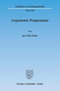 cover of the book Argumenta Pomponiana