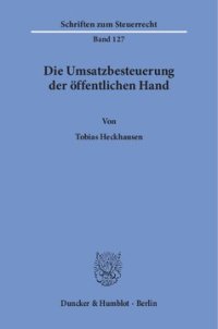 cover of the book Die Umsatzbesteuerung der öffentlichen Hand