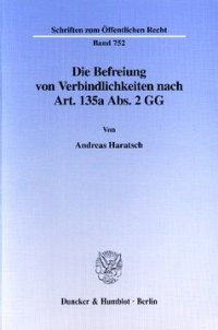 cover of the book Die Befreiung von Verbindlichkeiten nach Art. 135a Abs. 2 GG