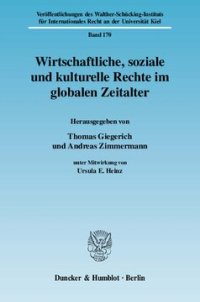 cover of the book Wirtschaftliche, soziale und kulturelle Rechte im globalen Zeitalter