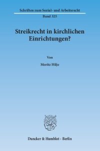 cover of the book Streikrecht in kirchlichen Einrichtungen?