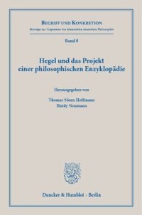 cover of the book Hegel und das Projekt einer philosophischen Enzyklopädie