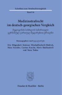 cover of the book Medizinstrafrecht im deutsch-georgischen Vergleich