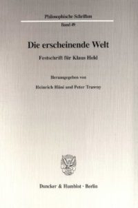 cover of the book Die erscheinende Welt: Festschrift für Klaus Held