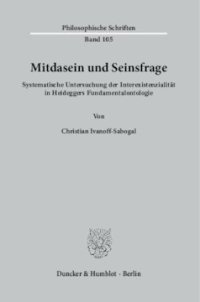 cover of the book Mitdasein und Seinsfrage: Systematische Untersuchung der Interexistenzialität in Heideggers Fundamentalontologie