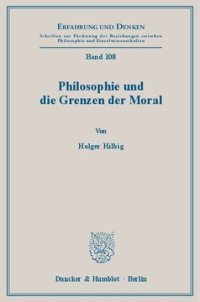 cover of the book Philosophie und die Grenzen der Moral