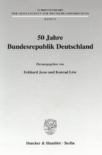 cover of the book 50 Jahre Bundesrepublik Deutschland