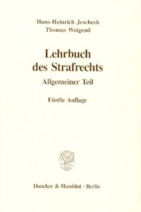 cover of the book Lehrbuch des Strafrechts: Allgemeiner Teil