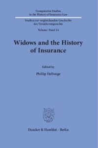 cover of the book Widows and the History of Insurance