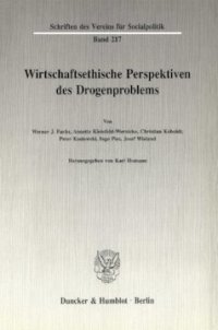 cover of the book Wirtschaftsethische Perspektiven des Drogenproblems