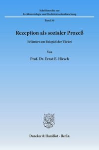 cover of the book Rezeption als sozialer Prozeß: Erläutert am Beispiel der Türkei