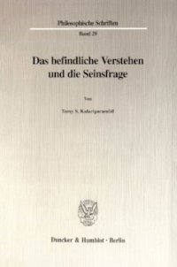 cover of the book Das befindliche Verstehen und die Seinsfrage