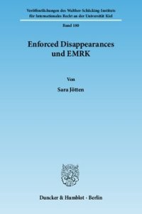 cover of the book Enforced Disappearances und EMRK