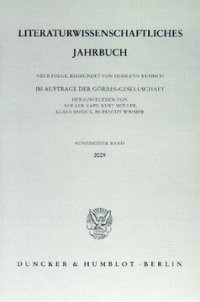 cover of the book Literaturwissenschaftliches Jahrbuch: 50. Band (2009)