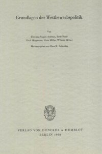 cover of the book Grundlagen der Wettbewerbspolitik