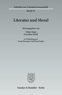 cover of the book Literatur und Moral