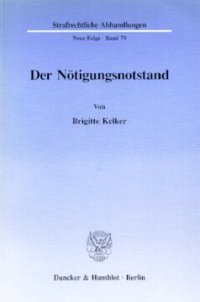 cover of the book Der Nötigungsnotstand