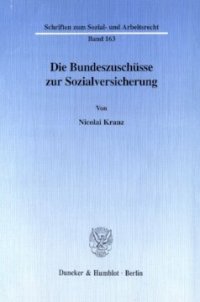 cover of the book Die Bundeszuschüsse zur Sozialversicherung