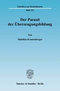 cover of the book Der Parasit der Überzeugungsbildung