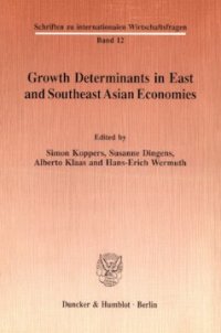 cover of the book Growth Determinants in East and Southeast Asian Economies