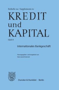 cover of the book Internationales Bankgeschäft