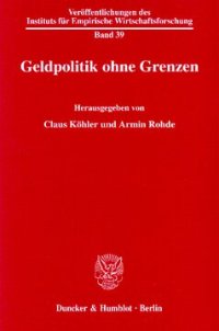 cover of the book Geldpolitik ohne Grenzen