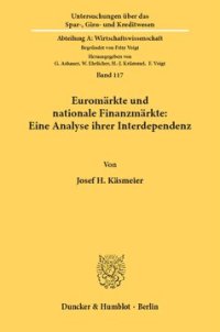 cover of the book Euromärkte und nationale Finanzmärkte: Eine Analyse ihrer Interdependenz