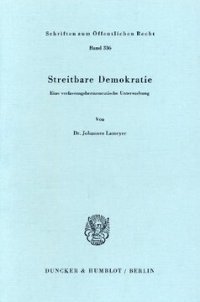 cover of the book Streitbare Demokratie: Eine verfassungshermeneutische Untersuchung