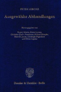 cover of the book Ausgewählte Abhandlungen