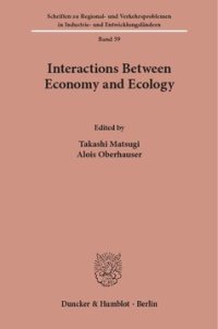 cover of the book Interactions Between Economy and Ecology