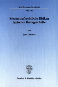 cover of the book Steuerstrafrechtliche Risiken typischer Bankgeschäfte