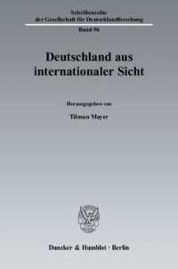 cover of the book Deutschland aus internationaler Sicht