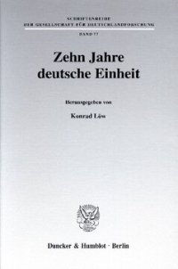 cover of the book Zehn Jahre deutsche Einheit