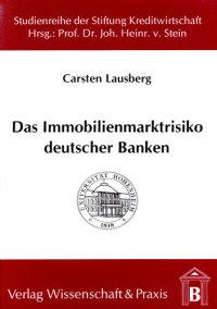 cover of the book Das Immobilienmarktrisiko deutscher Banken