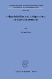 cover of the book Anlegerleitbilder und Anlegerschutz im Kapitalmarktrecht