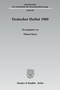 cover of the book Deutscher Herbst 1989