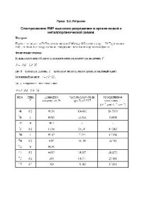 cover of the book Спектроскопия ЯМР высокого разрешения в органической и металлоорганической химии