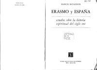 cover of the book Erasmo y Espana. Estudio sobre la historia spiritual del siglo XVI