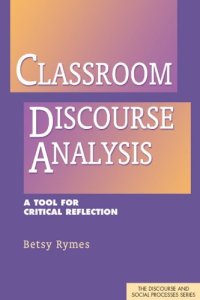 cover of the book Classroom Discourse Analysis: A Tool for Critical Reflection