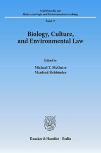 cover of the book Biology, Culture, and Environmental Law