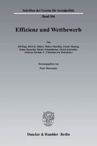 cover of the book Effizienz und Wettbewerb