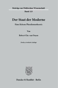 cover of the book Der Staat der Moderne: Hans Kelsens Pluralismustheorie