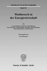 cover of the book Wettbewerb in der Energiewirtschaft