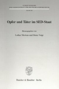 cover of the book Opfer und Täter im SED-Staat