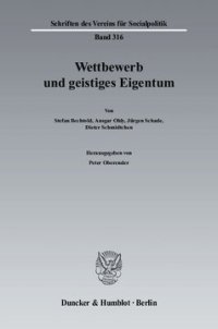 cover of the book Wettbewerb und geistiges Eigentum