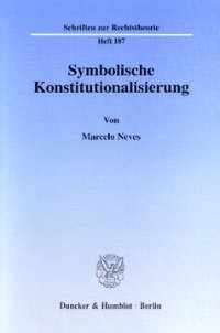 cover of the book Symbolische Konstitutionalisierung